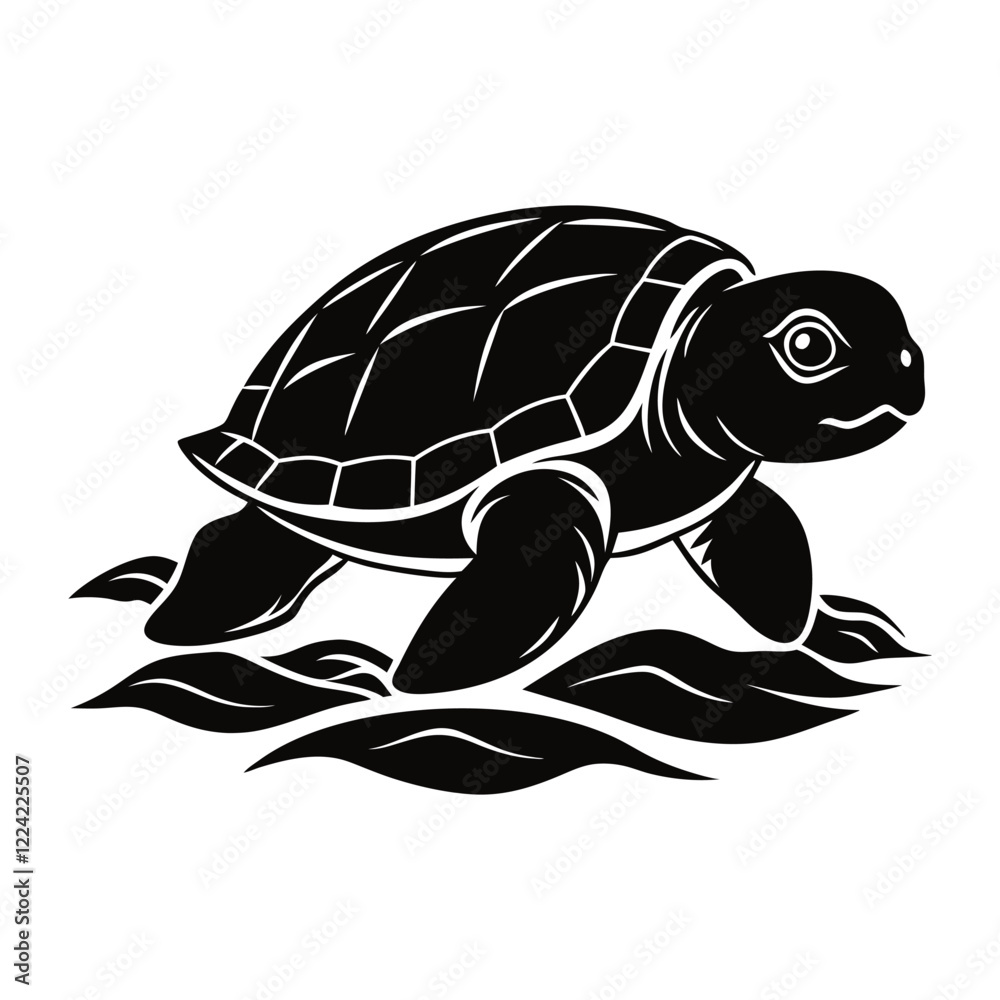Fototapeta premium turtle vector illustration 