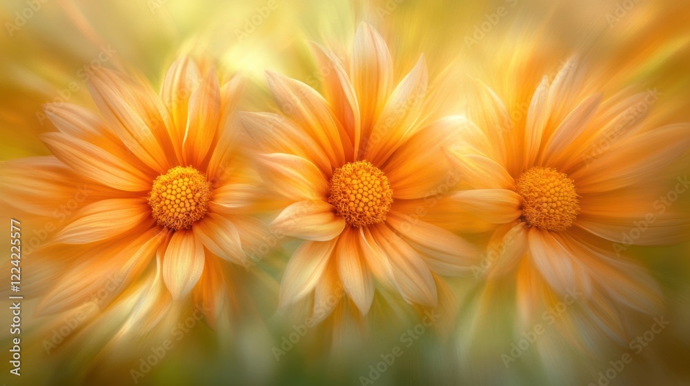 Orange flowers, garden, soft focus, sunlight, background blur, website banner Orange flowers, garden, soft focus, sunlight, background blur, website banner