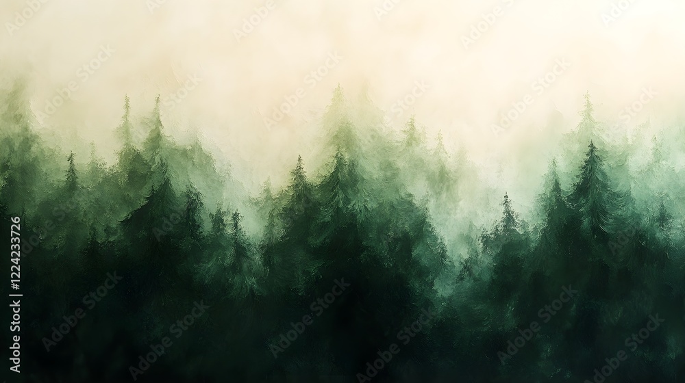 Fototapeta premium A gradient from muted olive to soft cream tones.