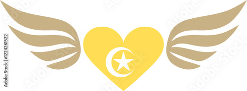 heart with wings sufi symbol