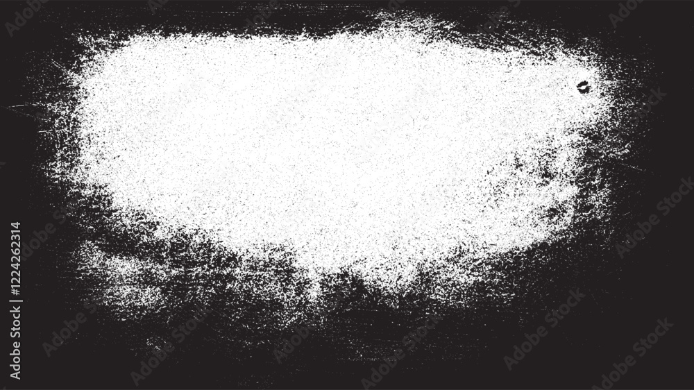 Fototapeta premium Grunge border vector texture background. Abstract frame overlay. Grunge frame - stock vector. Set of vector grunge frame border template or texture with paint brush stroke for social media background.