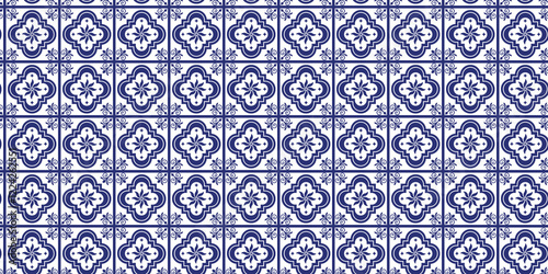 Decorative tiles blue seamless pattern, seamless pattern, decoration pattern, floors pattern,