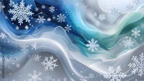 background with snowflakes
