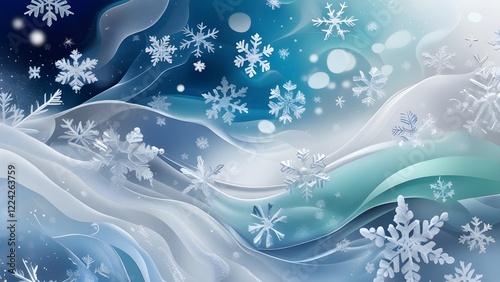 blue christmas background