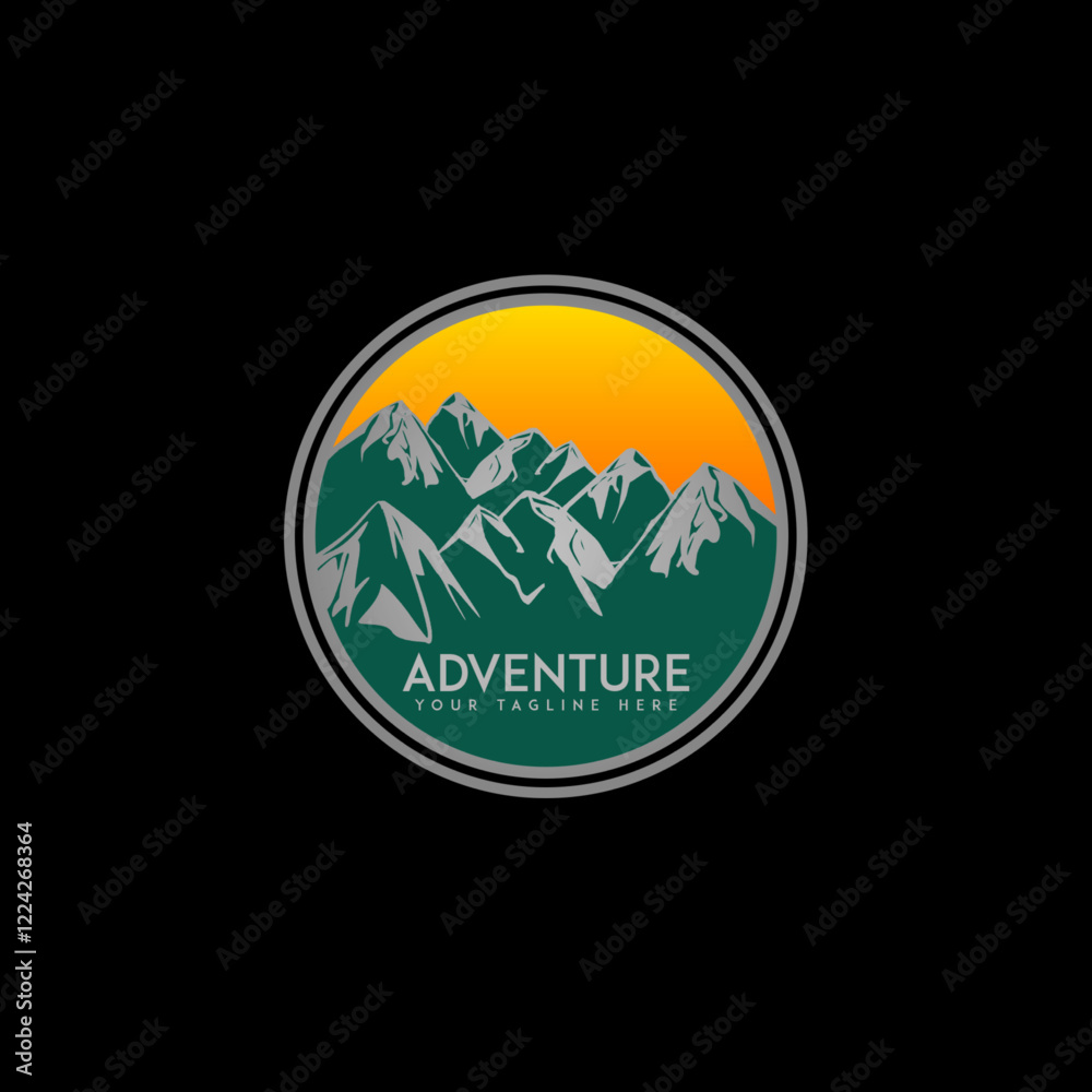 Obraz premium Explorer Adventure Logo Vector Design, Sign, Icon, Badge Template.