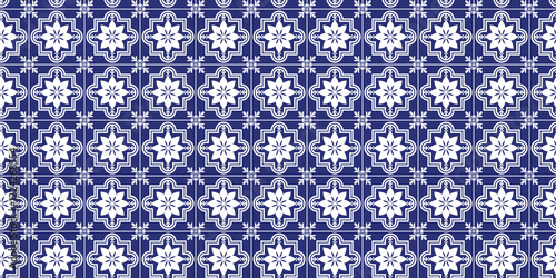 Decorative blue color seamless pattern, seamless pattern, blue pattern, wallpaper.