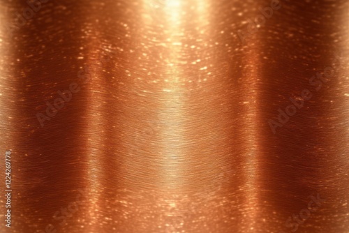 high gloss polished copper texture background photo