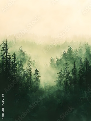 A gradient of pale beige transitioning into deep olive green.
