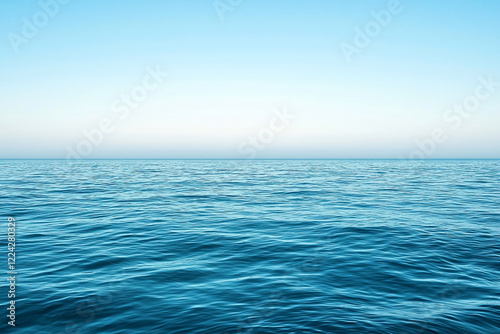 Wallpaper Mural Tranquil ocean view with gentle waves under a clear blue sky, evoking serenity and peace Torontodigital.ca