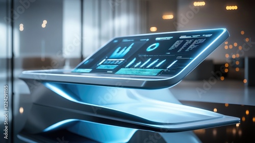Futuristic Interactive Display with Glimpse into the Next Generation of Technology
