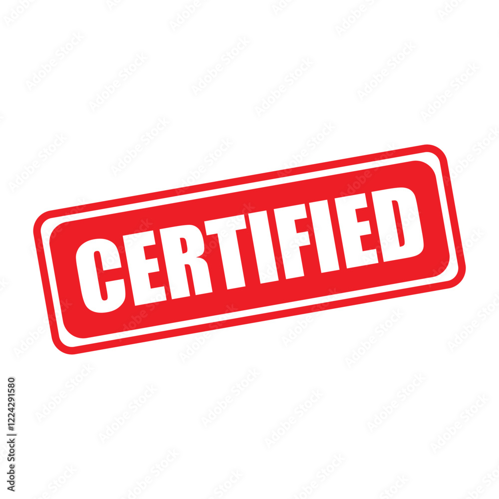 certified stamp sign symbol vector icon certified stamp sign symbol vector icon