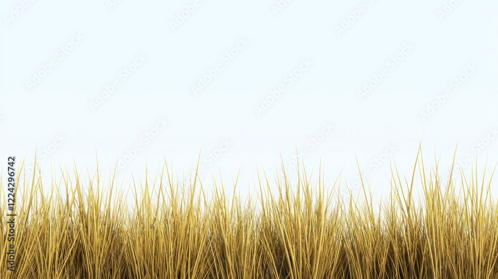 Fototapeta premium Golden Grass Field Background
