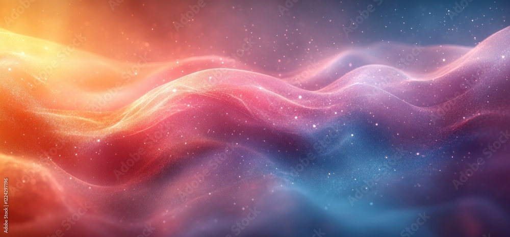Fototapeta premium Pastel Gradient Background Ethereal Dreamy Light Glow Minimalistic Abstract Design
