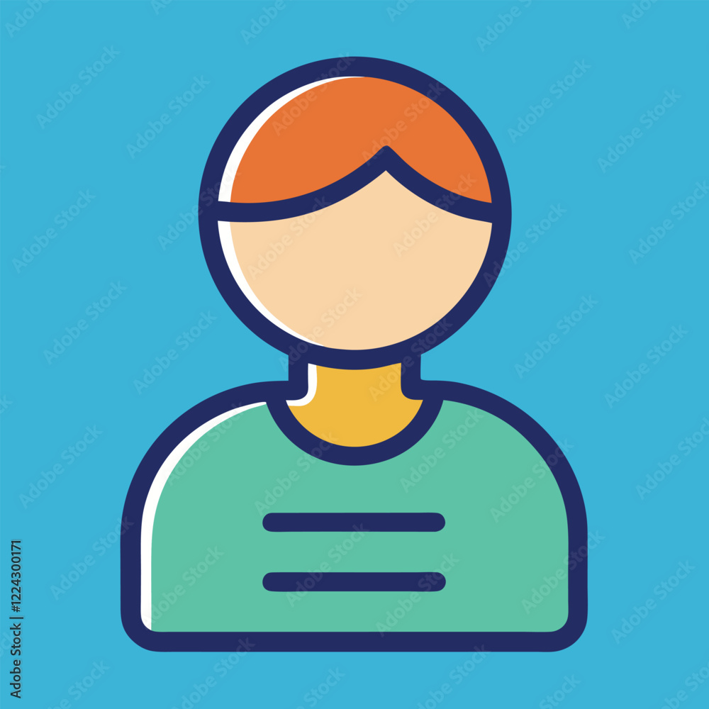 User Account Icon Design Vector Illustration for Personal Profile or Login System User Account Icon Design Vector Illustration for Personal Profile or Login System