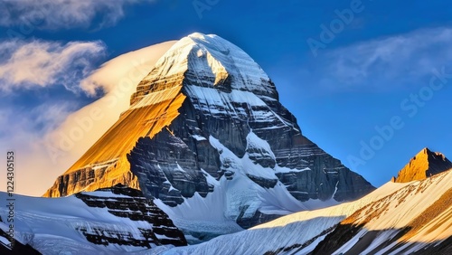 sunset in the mountains