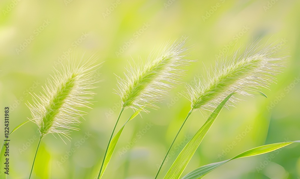 Green grass close-up in a sunny field, ideal for nature backgrounds Green grass close-up in a sunny field, ideal for nature backgrounds