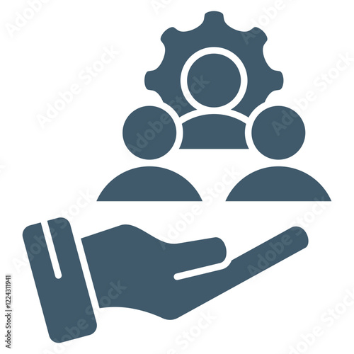 Human Resources  Icon Element For Design