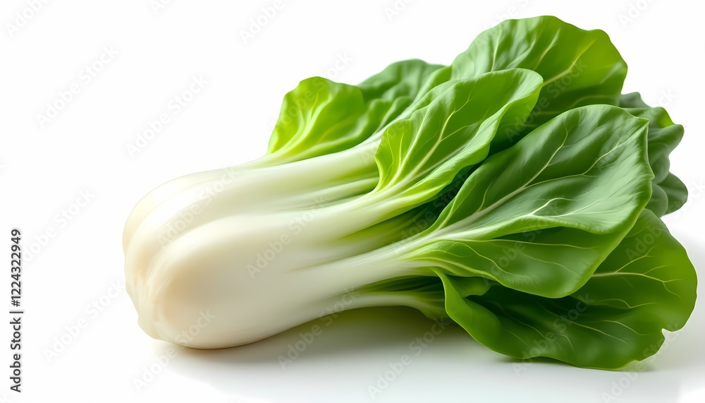 Fresh Bok Choy Vegetable Isolated on White Background Fresh Bok Choy Vegetable Isolated on White Background