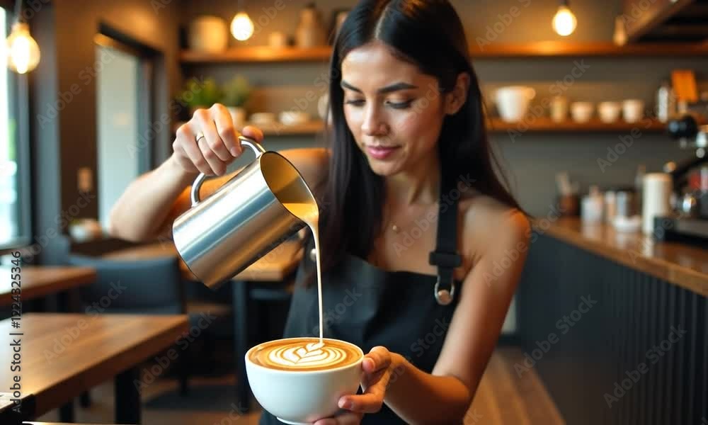 person drinking coffee in cafe