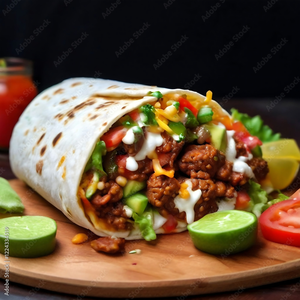 mexican chicken wrap with vegetables mexican chicken wrap with vegetables