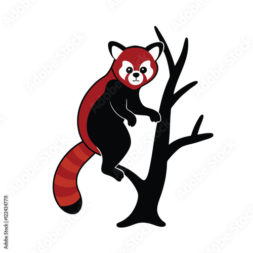 red devil cartoon vector illustration