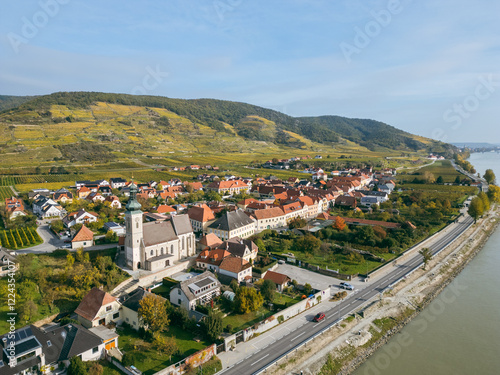 Unterloiben in the Wachau region, Lower Austria photo