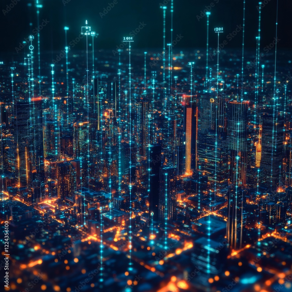 Global business and digital network concept. World map with circuits over cityscape background. Concept of technology and business. 3d rendering toned image double exposure Global business and digital network concept. World map with circuits over cityscape background. Concept of technology and business. 3d rendering toned image double exposure