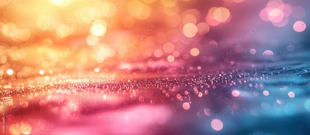Obraz premium Pastel Gradient Background Soft Texture Warm Pink Cool Yellow Abstract Design