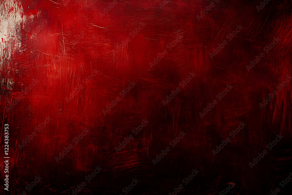 Fototapeta premium Crimson Abstract Paint Texture Background