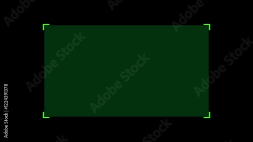 Futuristic HUD frame. Hi-tech display on isolated black background.HUD infographic Alpha PNG.Technological pattern.