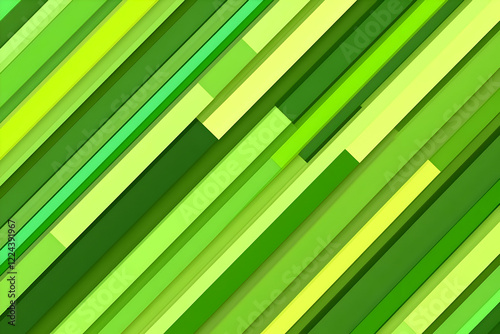 Abstract Green Stripes Background Illustration photo