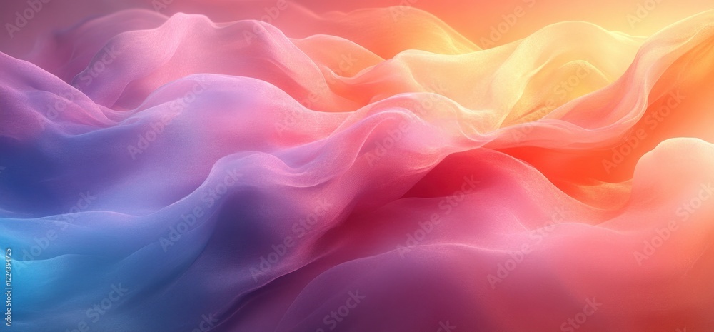 Fototapeta premium Pastel Gradient Background Soft Light Dreamy Ethereal Texture Abstract Design Wallpaper