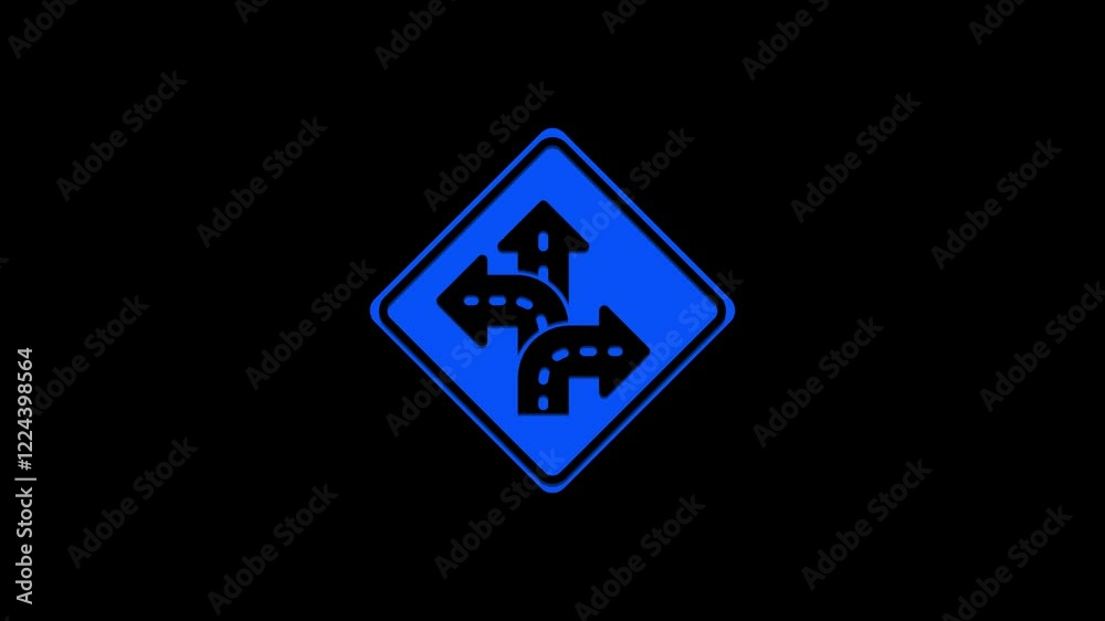 traffic sign icon isolated, Road direction arrow sign . traffic sign icon isolated, Road direction arrow sign .