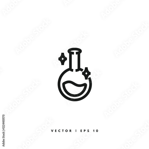 Magic Potion Icon. Editable Stroke