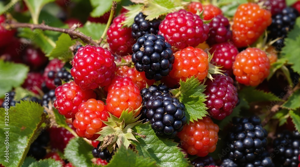 blackberries and raspberries blackberries and raspberries