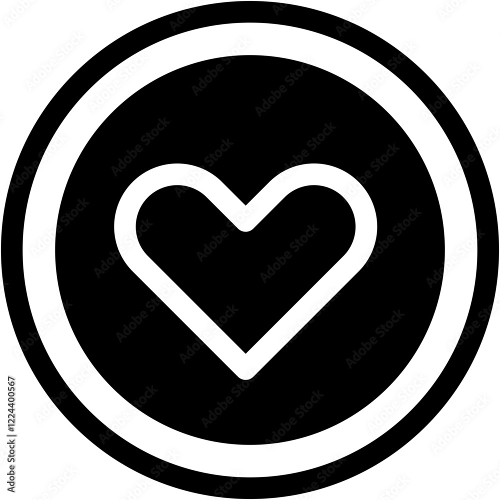 Vector Icon Favorite, heart, like, button Vector Icon Favorite, heart, like, button
