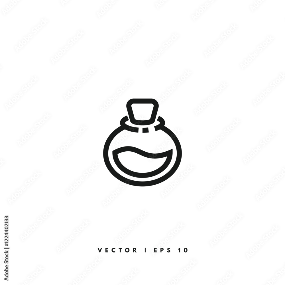 Magic Potion Icon. Editable Stroke Magic Potion Icon. Editable Stroke