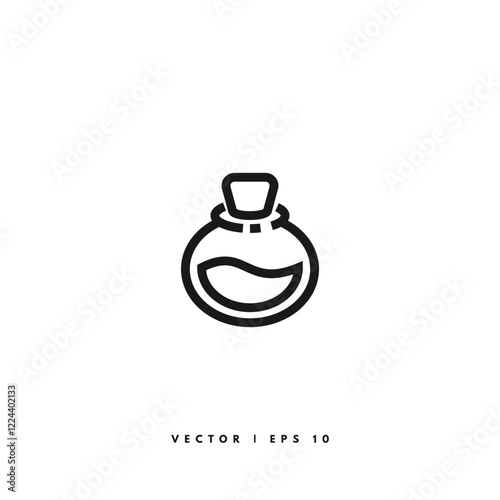 Magic Potion Icon. Editable Stroke