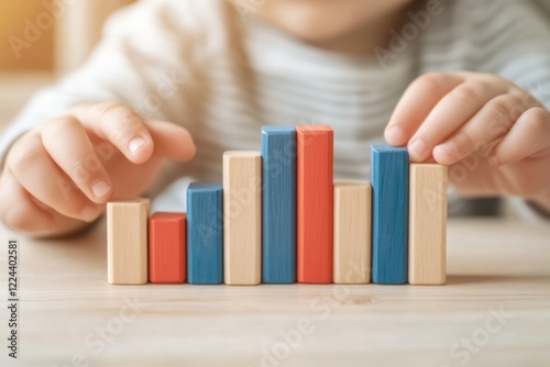 Montessori-Inspired Wooden Math Rods Hands-On Learning for Early Education - Sustainable Play Tools for Classrooms and Creative Child Development photo