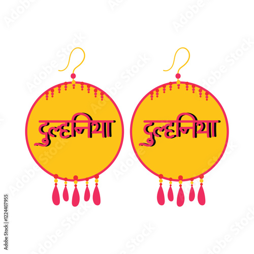 Haldi ceremony Earrings for Bride