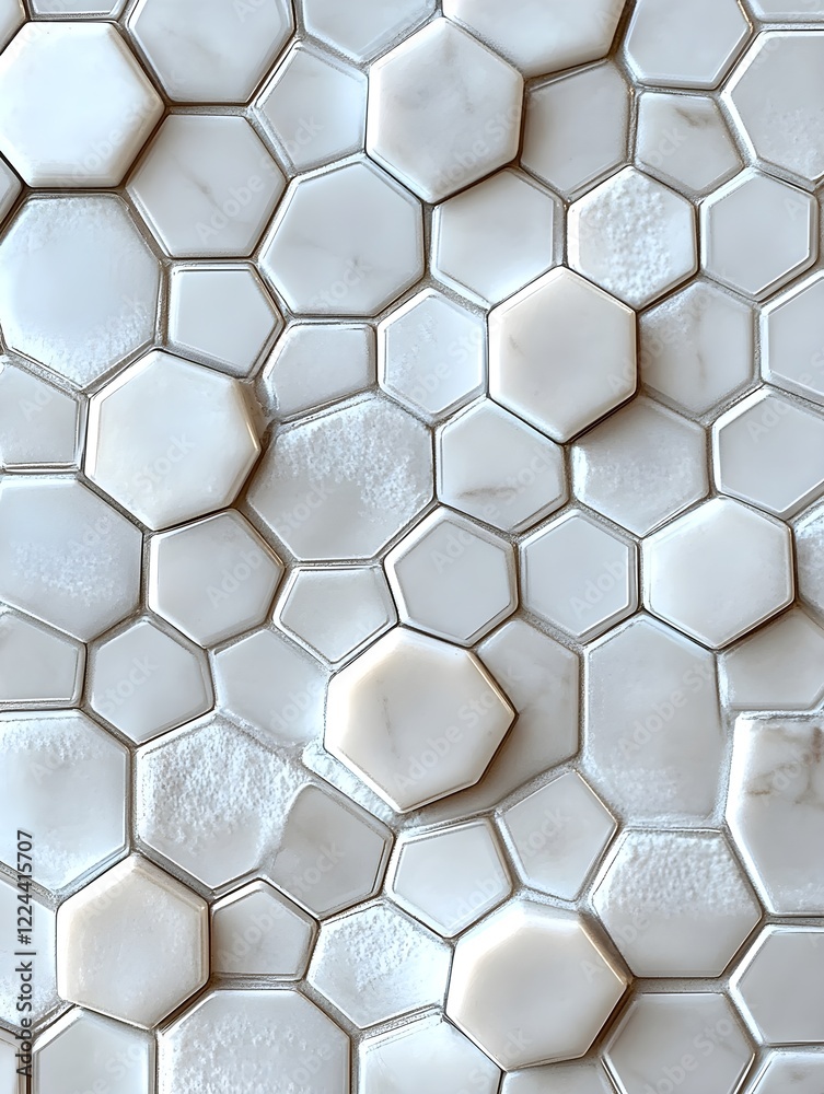 A pattern of tiny hexagons in pale gray, forming a clean texture. A pattern of tiny hexagons in pale gray, forming a clean texture.