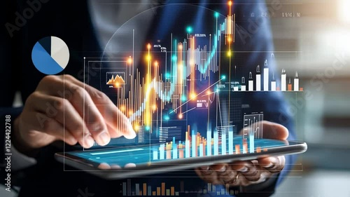 The Tablet with Data Visualization