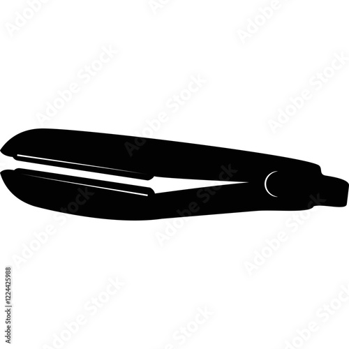 Simple vector icon hair straightener
