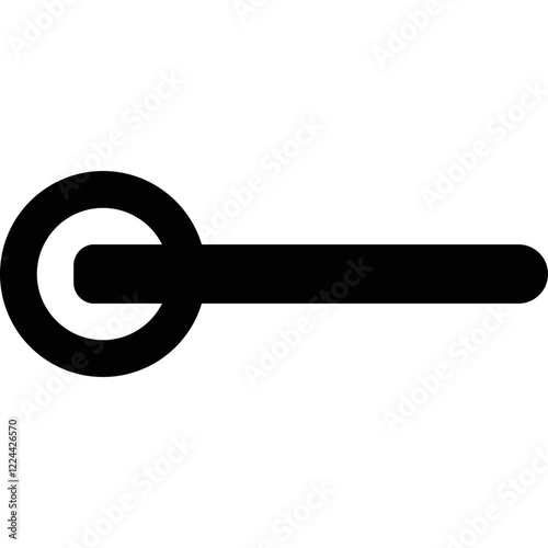 Simple vector icon doorknob
