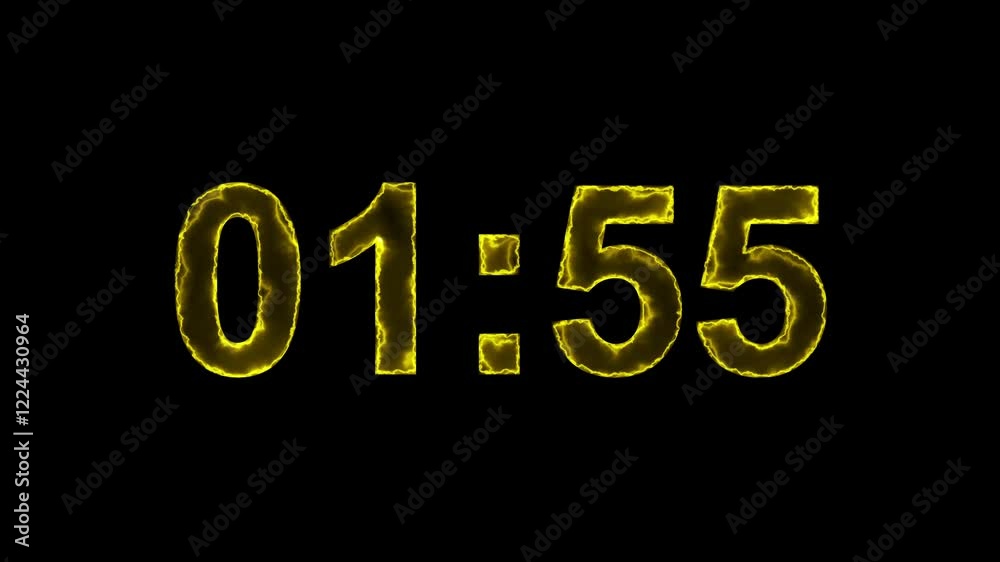 2 minutes Stopwatch, neon timer animation. 2 minutes Stopwatch, neon timer animation.
