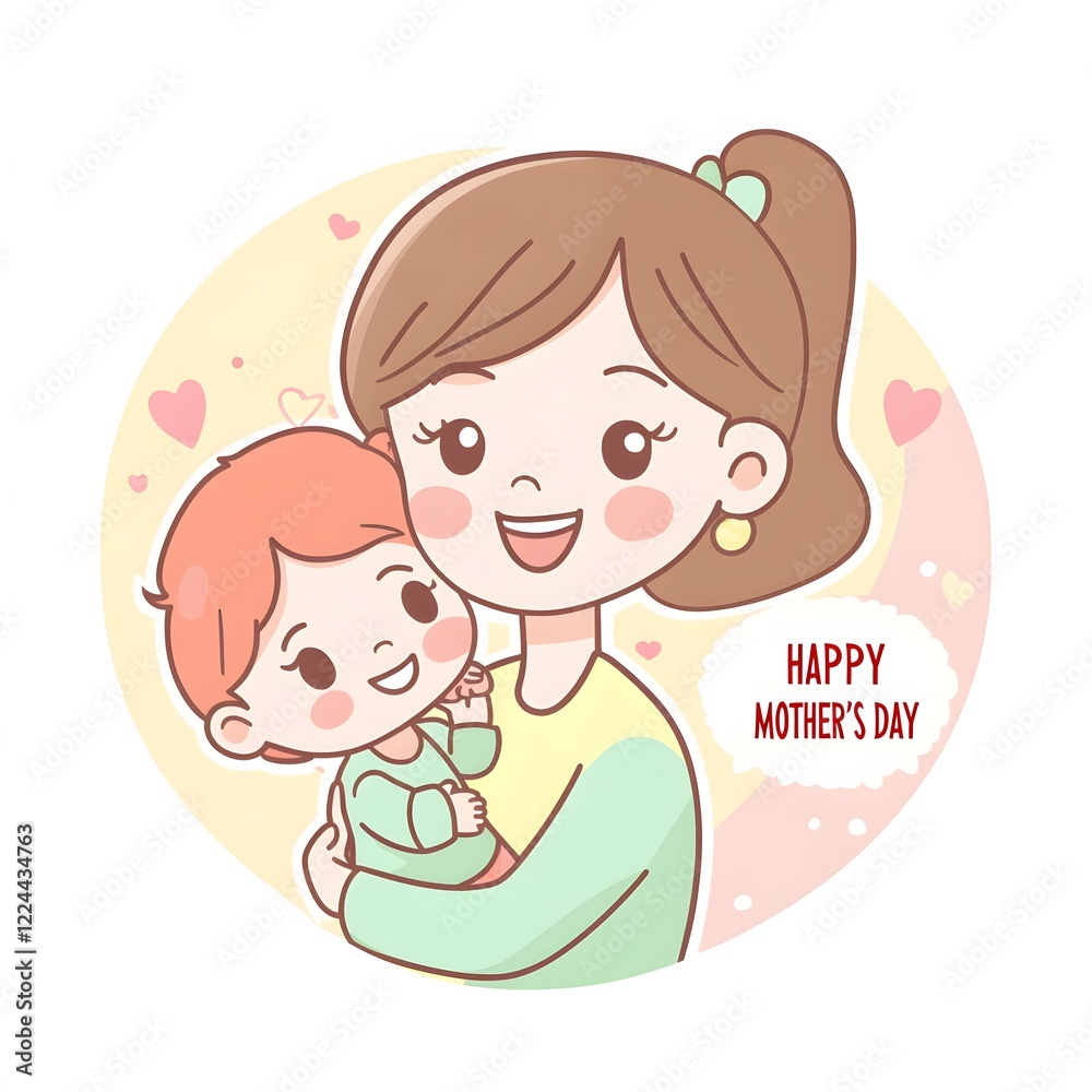 Happy Mother's Day Mother's text banner Happy Mother's Day Mother's text banner