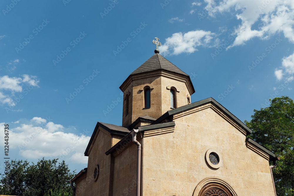 Classical Armenian Church in Ukraine. The city of Zaporizhzhya Classical Armenian Church in Ukraine. The city of Zaporizhzhya
