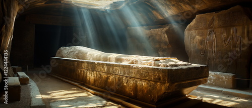 The giant granite sarcophagi of the Serapeum of Sa_002 photo