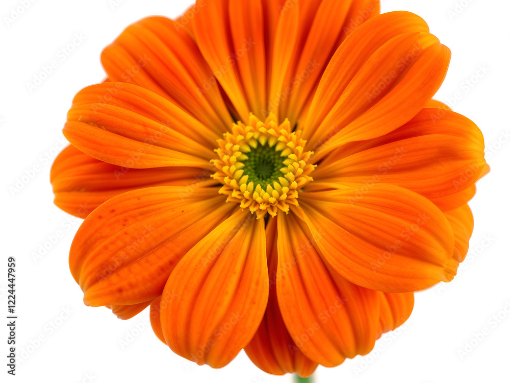 Vibrant orange flower with soft shadows, symbolizing growth, freshness, and elegance. Generative AI Vibrant orange flower with soft shadows, symbolizing growth, freshness, and elegance. Generative AI