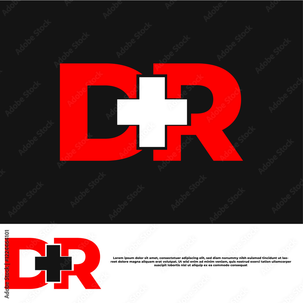 Obraz premium DR logos, DR IMAGE, DR design